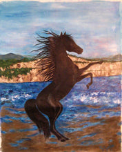 Load image into Gallery viewer, Stallion on the Beach 24x30