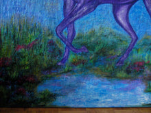 Load image into Gallery viewer, Purple Horse 48x60