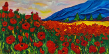 Load image into Gallery viewer, Poppy fields Blue mountains 12x24