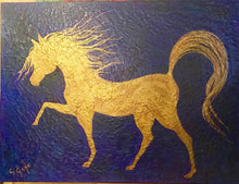 Load image into Gallery viewer, Golden Horse 30x40