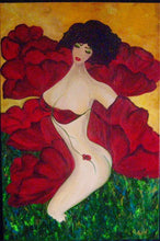 Load image into Gallery viewer, Eve She is the Poppy Large 24 x 36
