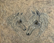Load image into Gallery viewer, Mare and Foal 24x30

