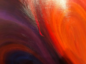 Can you feel the beat within my heart 36x48