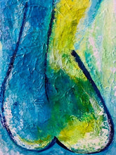 Load image into Gallery viewer, Aqua Girl in the Rain 18 x 24
