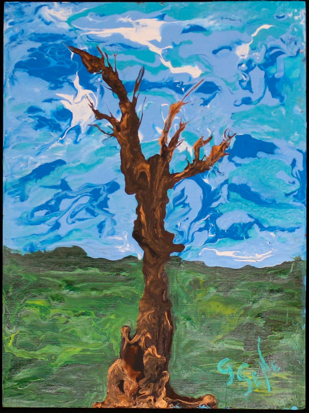Abstract Tree 9 x12