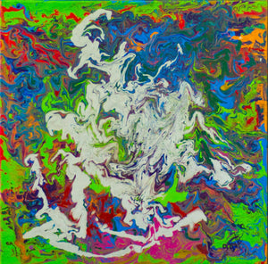 Wild Horses #2 18x18