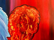 Load image into Gallery viewer, Fire and Ice the Kiss 24 x 36
