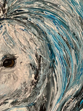 Load image into Gallery viewer, Blue Horse Oil 20x24
