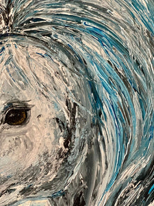 Blue Horse Oil 20x24
