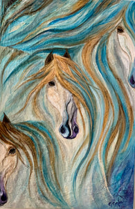 Three Beautiful  Mares