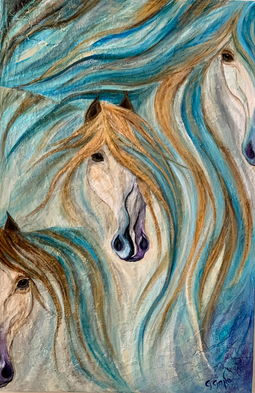 Three Beautiful  Mares