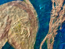 Load image into Gallery viewer, Golden Horse On Green 20x24
