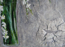 Load image into Gallery viewer, White Spring Blossoms 20x20
