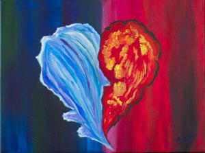 Fire and Ice # 2 18x 24