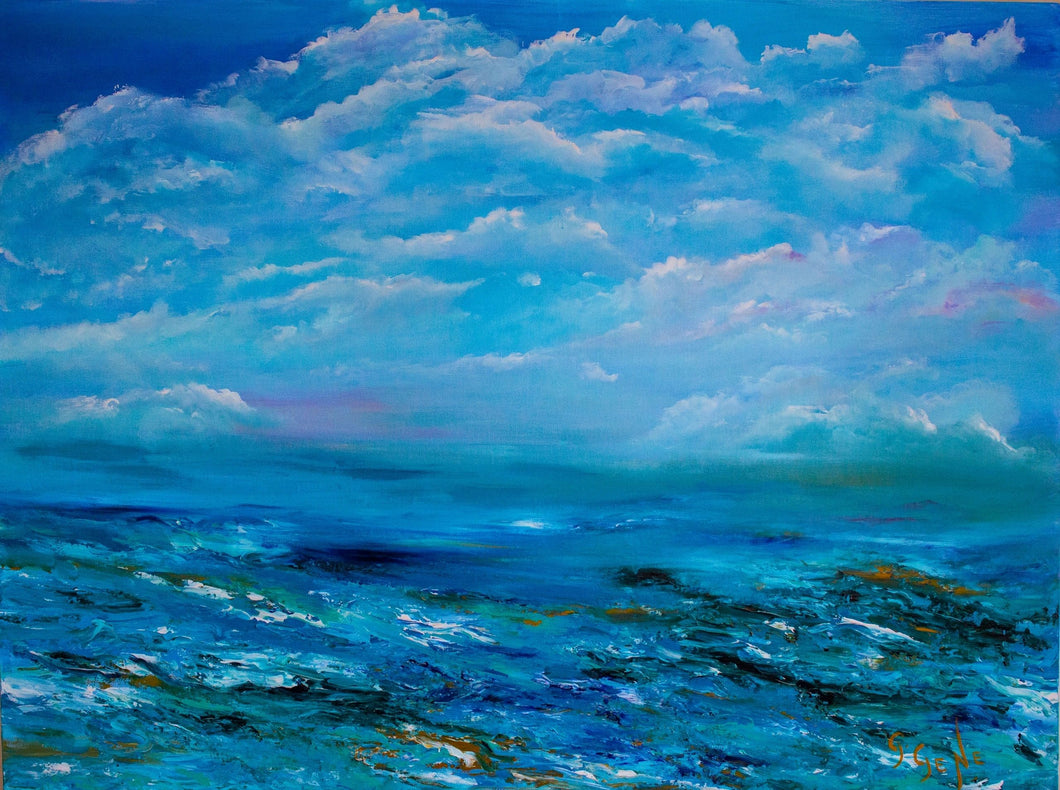 Beautiful Mediterranean Sea 36 x48