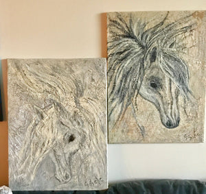 Sweet horse dark 18x24