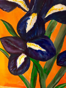 Irises 12x12
