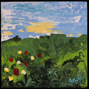 Sunrise in the Meadow 12x12