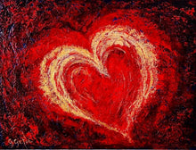 Load image into Gallery viewer, Hearts of Fire Gold 18x24
