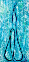 Load image into Gallery viewer, Nude Leg Up Abstract 12 x 24
